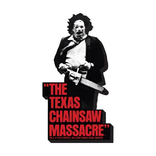 Texas Chainsaw Massacre BW Funky Chunky Refrigerator Magnet