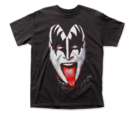 KISS - Gene Simmons - Demon Adult Mens Black S/S T-Shirt - Ghoulish Creations LLC