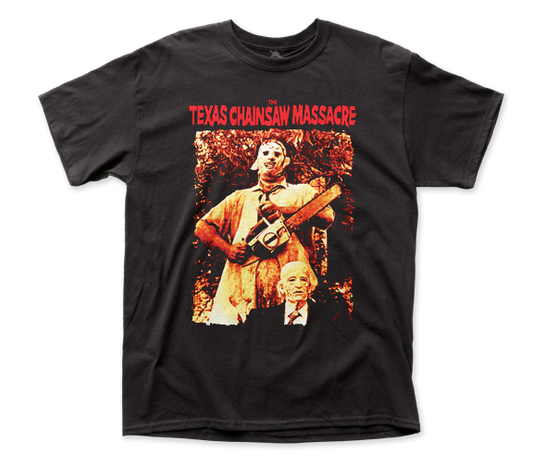 Texas Chainsaw Massacre - Leatherface & Grandpa Mens T-Shirt